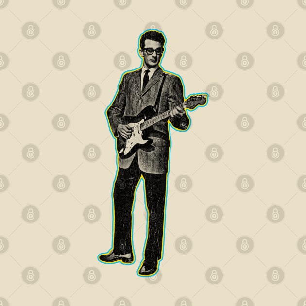 Retro Buddy Holly by MuraiKacerStore