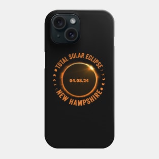 New Hampshire copy Total Solar Eclipse 2024 American Totality April 8 Phone Case