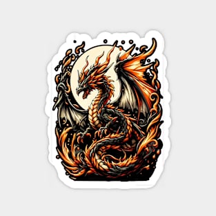 Fire Dragon Magnet