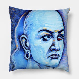 Chanakya Portrait | Chanakya Artwork | Chanakya Panting 14 Pillow