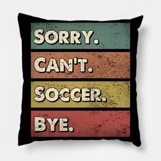 Soccer sport practice gifts. Perfect present for mom mother dad father friend him or her Pillow