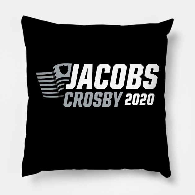 Josh Jacobs Maxx Crosby 2020 Election Raiders Shirt Pillow by fatdesigner