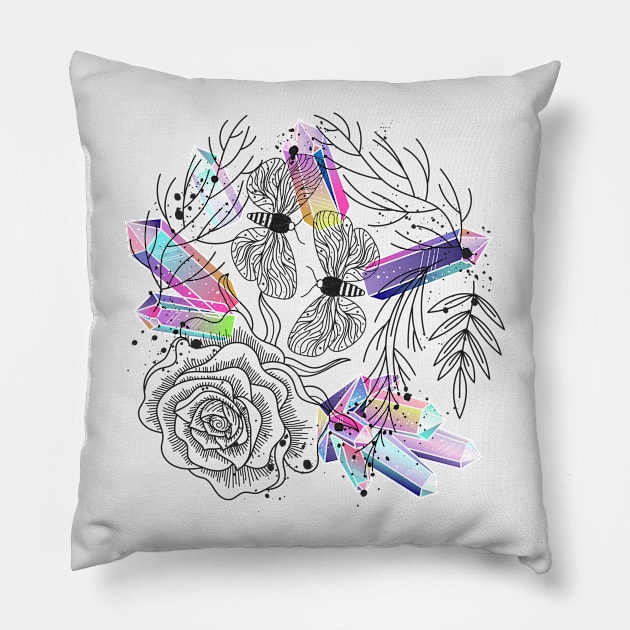 Magic Forest Pillow by MarinaDemidova