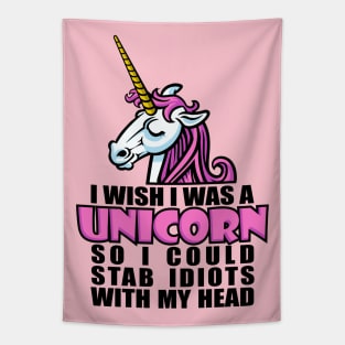 Wish I Was a Unicorn Tapestry