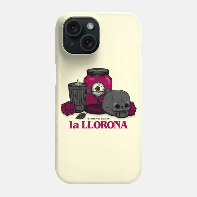 la LLORONA - the WEEPING WOMAN Phone Case by MRCLV