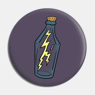 Bottled Lightning Pin