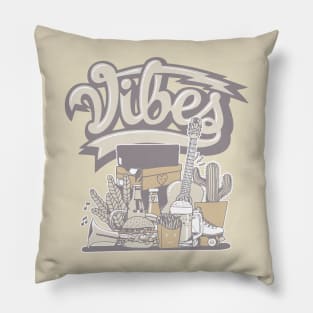 Vibes Muslin Sneaker Art Pillow