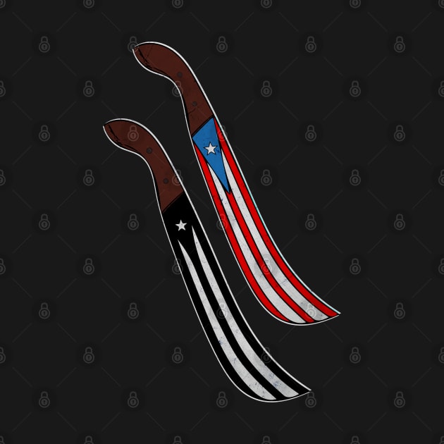 Puerto Rico Machete Flags by SoLunAgua