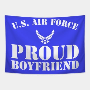 Best Gift for Amry - Proud U.S. Air Force Boyfriend Tapestry