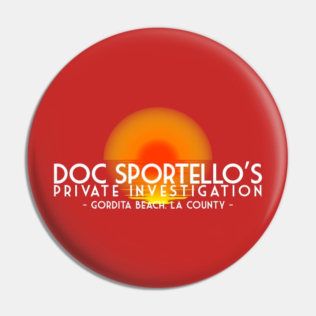 Doc Sportello's Private Investigation Pin by inesbot