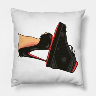 His and Hers Louboutin Red Bottom's Pillow