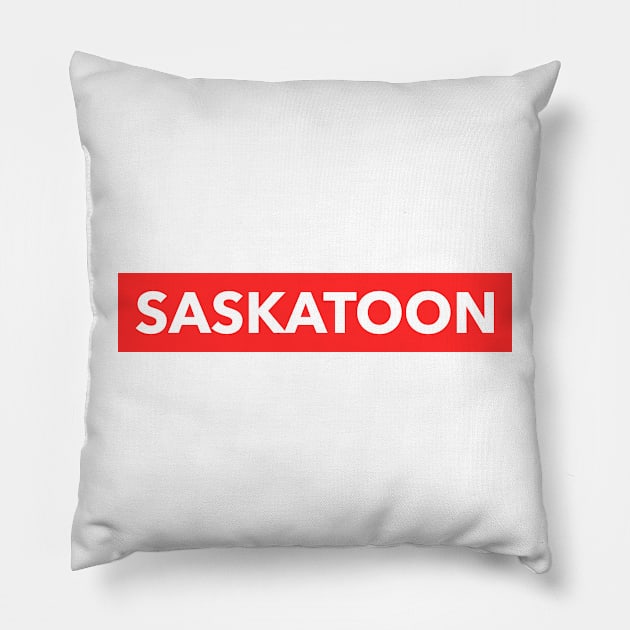 Saskatoon, Saskatchewan, Canada Pillow by Canada Tees