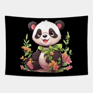 Paws and Playtime Baby Panda Tapestry