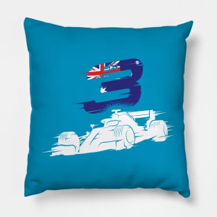 We Race On! 3 [Flag] Pillow