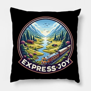 Train, Express Joy Pillow