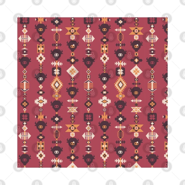 American Aztec Boho Tribal by Sandra Hutter Designs