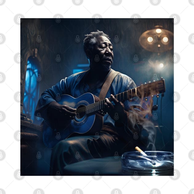 Muddy Waters Blues Musician by IconsPopArt