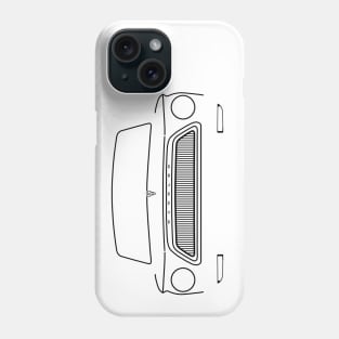 1962 AMC Rambler classic car black outline Phone Case