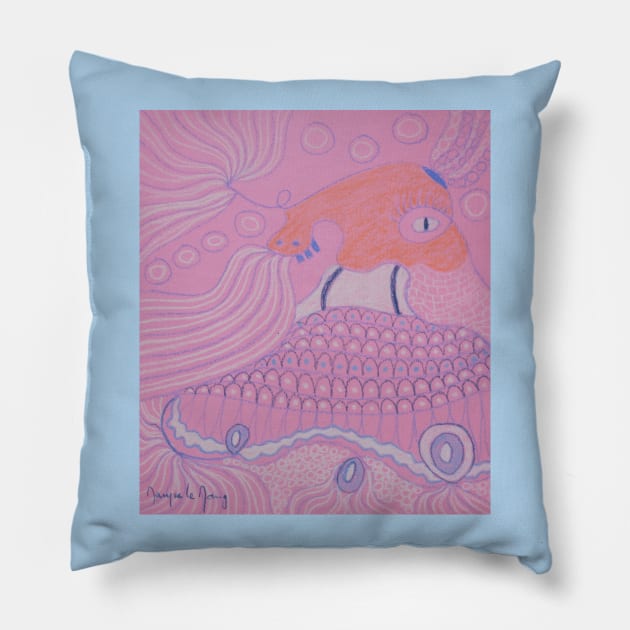 La danseuse Pillow by Maryse Le Moing Art