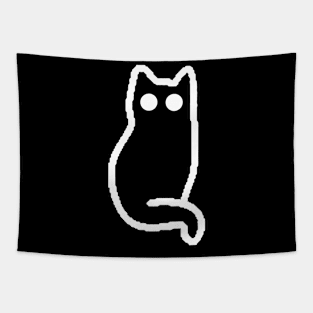 Cat Outline Tapestry