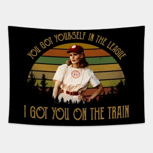 Graphic Vintage Sports Films Mens Womens Tapestry