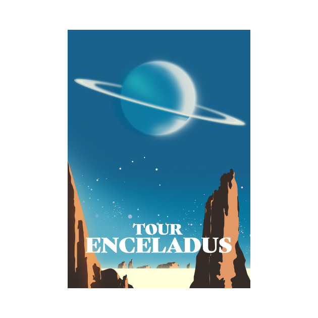 Enceladus space art by nickemporium1