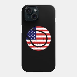 Usa America Flag Tennis 4Th Of July Phone Case