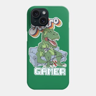 video gamer trex Phone Case