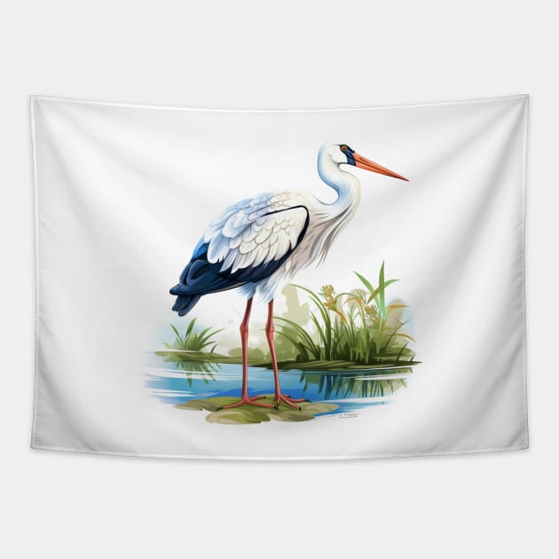 Stork Tapestry by zooleisurelife