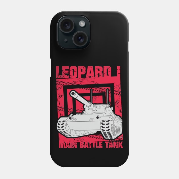 Leopard 1 German main battle tank Phone Case by FAawRay