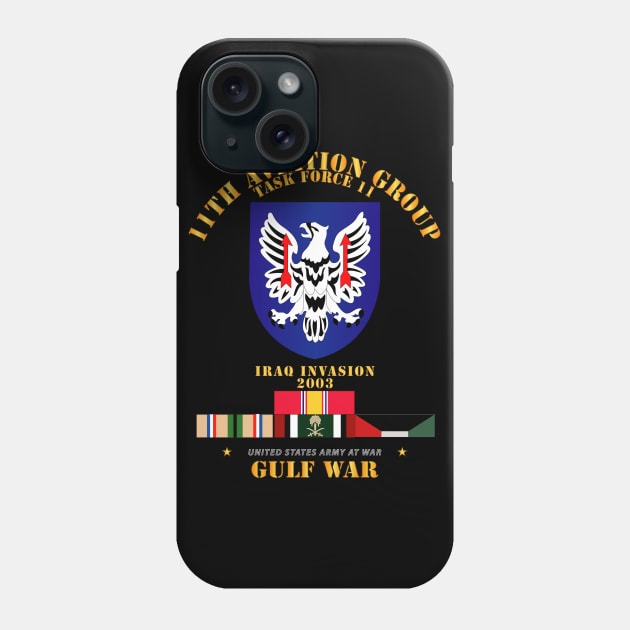 11th Aviation Group - TF 11 Gulf War w SVC Phone Case by twix123844