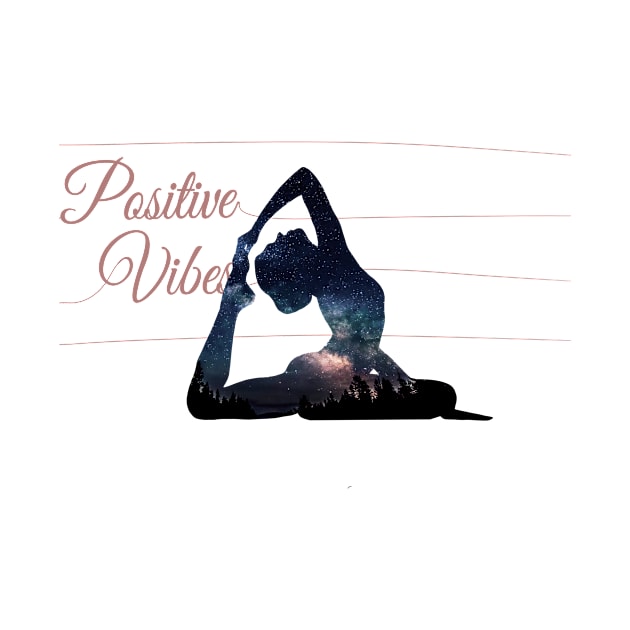 Yoga positive vibes, namaste by Chicshop