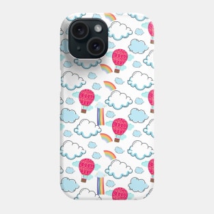 Clouds and Rainbow Pattern Phone Case