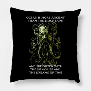 Poseidon is Cthulhu Pillow