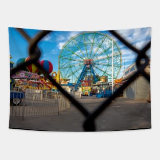 Coney Island's Wonder Wheel Tapestry