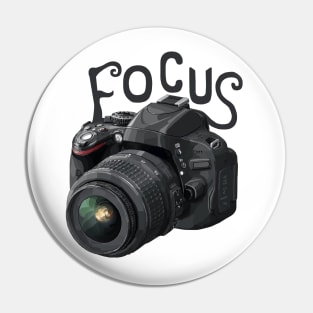 Focus Camera Motivation Pin