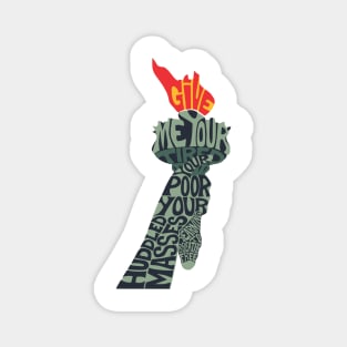 Immigration Torch Magnet