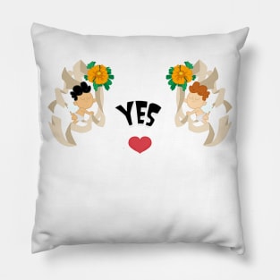 TD Marriage proposal - Yes Pillow