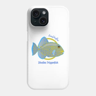 Blueline Triggerfish Phone Case