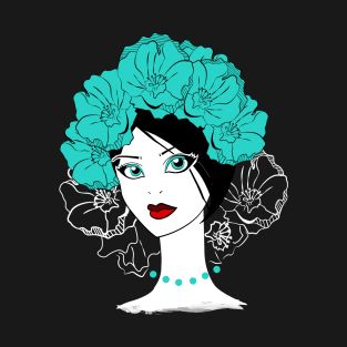 Flowers in Her Hair T-Shirt