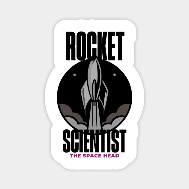 Rocket Scientist Magnet by Kyuushima