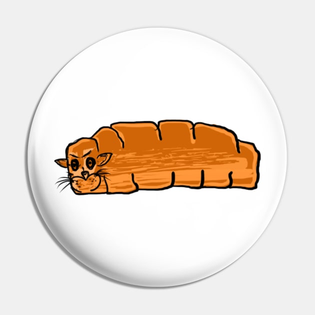 Cat Bread Pin by Joker & Angel