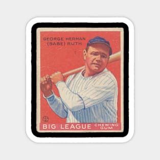 Babe Ruth 1933 Goudey (Red) Baseball Card Magnet