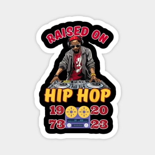 50 Years Hip Hop Vinyl Retro 50th Anniversary Celebration Magnet