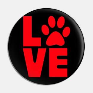 Love Dogs Pin