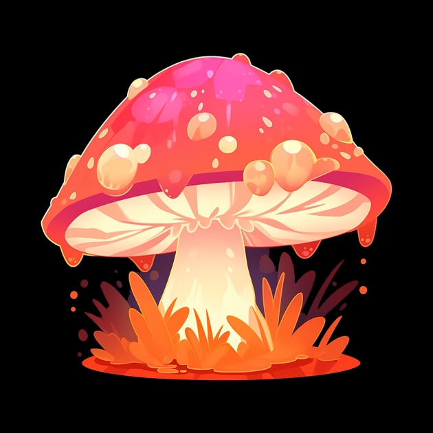 magic mushroom by Stephanie Francoeur Art