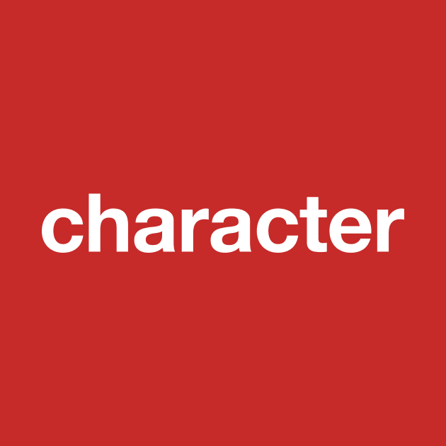 They're a Character (Helvetica edition) by xo io