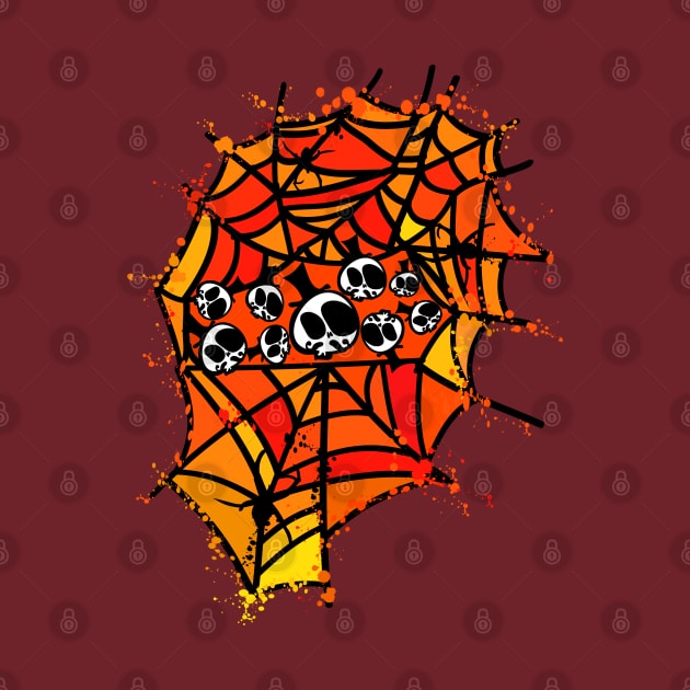 Colorful spider web by CindyS