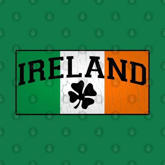 Irish Flag (vintage distressed look) by robotface