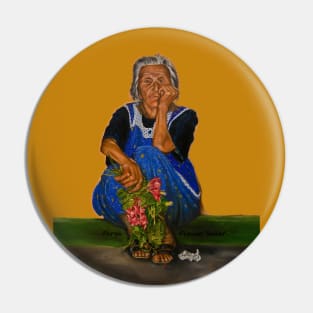 The Parga Flower Seller Pin